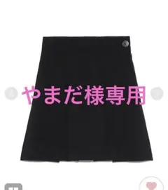SNIDEL スナイデル プリーツスカショーパン BLK 黒