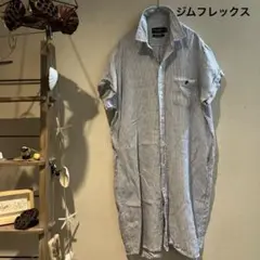 ★Gymphlexフレンチリネンストライプワンピース14