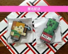 マインクラフト　わくわくBOX　つながるラバーストラップ　 2個セット