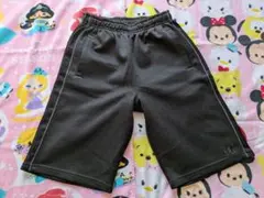 ☆ジャージ　160cm　黒 ハーフパンツ サイドポケット付き