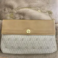 【Christian Dior】ヴィンテージ ショルダーバッグ ハニカム柄