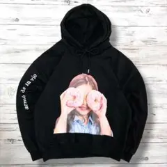 ADLV アクネドラビ パーカー デカロゴ 黒 フリー 1201