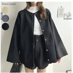 新品 ハートボタン ニット カーディガン