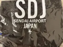 ANA 仙台空港 SDJ トートバッグ　ブラック