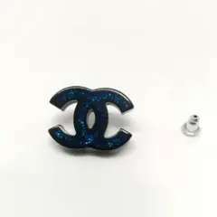 CHANEL ピアス ブラック 片耳