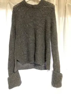 ZARA アルパカ混 ロングスリーブセーター