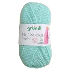 Gründl　メリノ　単色　50g　05番　ミント