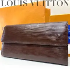 極美品 ルイ ヴィトン 長財布 サラ 小銭入れ付き 0509
