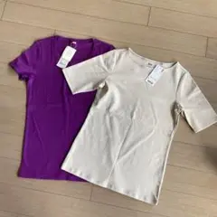 新品！ユニクロ　Tシャツ2枚セット