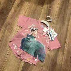 新品タグ付き セットアップ モンスターズインク Tシャツ 80cm ピンク