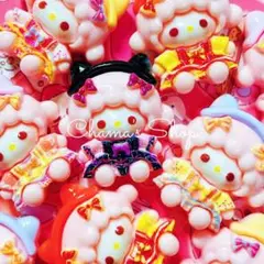 ☆1個30円 ゆめかわ6個 デコパーツ カボションA-250