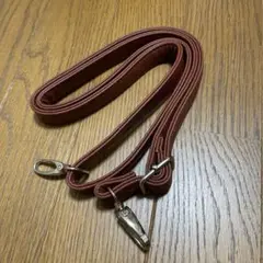ブラウン　合成皮革　ストラップ