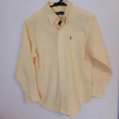 RalphLauren イエロー ボタンシャツ 140