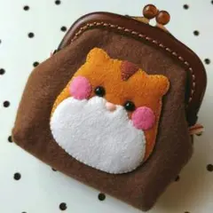 フェルトのほっこり♡がまぐち