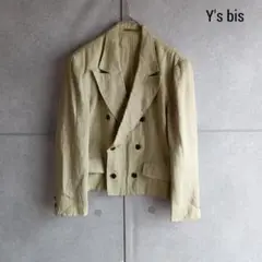 【Y's bis】 ワイズビス ダブルJKT 日本製 サンプル品 レア X814