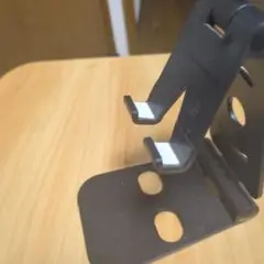 折りたたみ式スマートフォンスタンド 黒