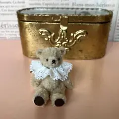 モールアート　ミニチュア　テディベア　モールベア　アンティーク風ベア　ブライス