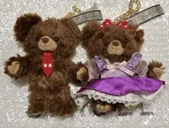 ユニベアシティ モカ プリン ラプンツェル キーチェーン