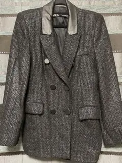 ZARAテクスチャーブレザー