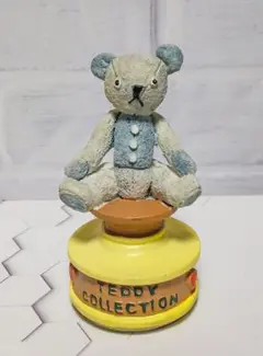 ◼️テディベア フィギュア付スタンプ used