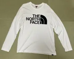 ノースフェイス　ロンT ホワイト　長袖Tシャツ
