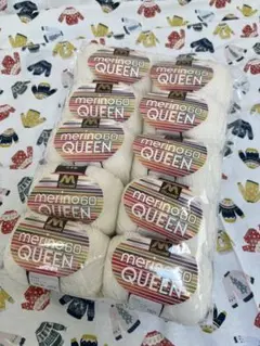 ユザワヤmerino60Queen 1074 ホワイト 10個セット