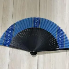 ［セール中］扇子　ブルー　Sanyo