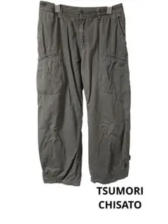 TSUMORI CHISATO ツモリチサト オリーブグリーン ワイドパンツ