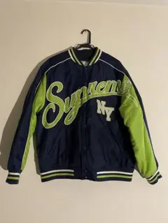 【SUPREME】 script varsity jacket ジャケット