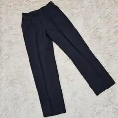 センタープレス スーツ パンツ【M】スラックス フォーマル オフィス ブラック