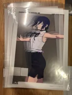 チェンソーマン 劇場版 レゼ篇 レゼ A3クリアポスター 完売品 3枚セット