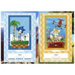 未開封品 ソニック・ザ・ヘッジホッグ ミニアクリルスタンド 2種セット N91