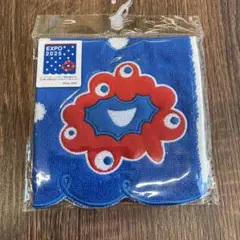 ミャクミャクミニタオル 約25cm角☆大阪関西万博公式ライセンス商品