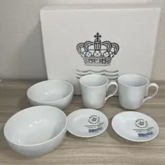 ロイヤルコペンハーゲン ペアセット シグネチャー ホワイトブルーテッド
