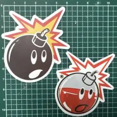 防水ステッカー 爆弾 2種セット
