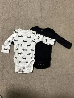 H&M ボディスーツ 60 2枚セット
