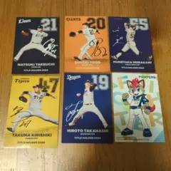 プロ野球チップス2025　タイトルホルダーカード　おまけ付き