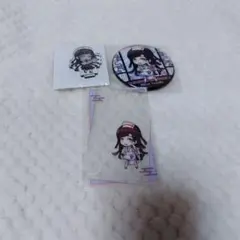 ダンガンロンパ　罪木蜜柑　缶バッジ　アクリルスタンド