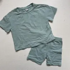90cm SHEIN セットアップ 水色 グリーン 上下