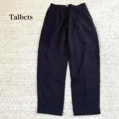 タルボット タックイージーパンツ リネン混 カジュアルスラックス ハイウエスト