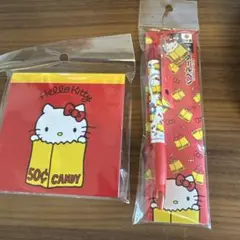 キティ展　ボールペン、メモ帳