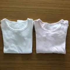 コンビミニ 肌着 半袖&長袖 2枚セット 100cm