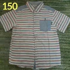 HusHusH☆ボーダー半袖シャツ150