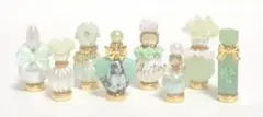 ミニチュア 香水 うさぎさん グリーン×ホワイト セット ドール小物 シルバニア