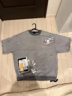 ZARA グレー グラフィックTシャツ
