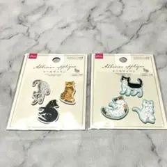 新品未使用　DAISO ダイソー　シールワッペン　ねこ