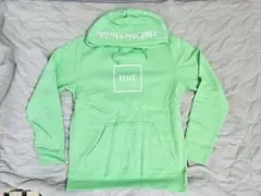HUF 裏起毛パーカー ミントグリーン Mサイズ