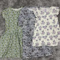 【美品】ユニクロ　コラボ３点セット　140㎝　チュニック　ワンピース 　キッズ