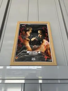 A4サイズ　朝倉未来VS クレベル・コイケ 額縁セット　ポスター
