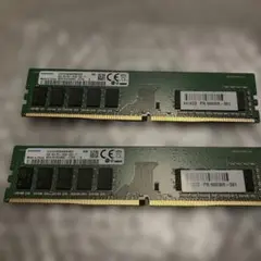 Samsung 8GB DDR4 メモリー PC4-2666V 2枚セット